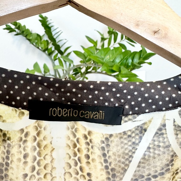 Roberto Cavalli Silk kaftan Chiffon Kimono top - Picture 12 of 15